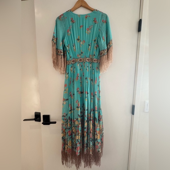 Hendrix Tassled Dress in Sky | Spell & The Gypsy Collective, Size Small - Picture 13 of 16